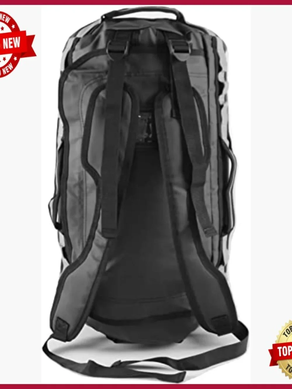 Waterproof Travel Duffel Bag with Shoulder Straps, 51L Medium Size